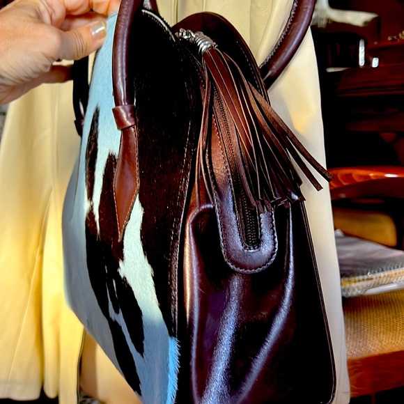 Excellent Price for New, never used, Donald Pliner Calf Hair leather bag - Picture 2 of 8